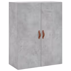 vidaXL Highboard Sideboard Storage Cabinet Side Cabinet Black Engineered Wood - concrete grey, 2 wood doors - Additional view 4