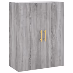 vidaXL Highboard Sideboard Storage Cabinet Side Cabinet White Engineered Wood - grey sonoma, 3 drawers - Additional view 4