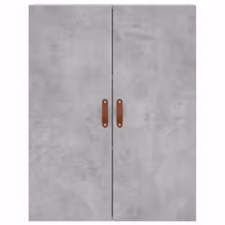 vidaXL Highboard Sideboard Storage Cabinet Side Cabinet Black Engineered Wood - concrete grey, 1 door 3 drawers - Additional view 5