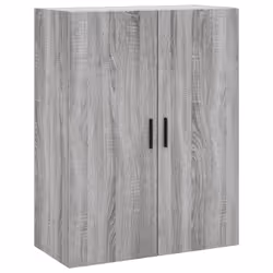 vidaXL Highboard Sideboard Storage Cabinet Side Cabinet White Engineered Wood - grey sonoma, 1 door 3 drawers - Additional view 4