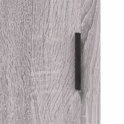 vidaXL Highboard Sideboard Storage Cabinet Side Cabinet White Engineered Wood - grey sonoma, 1 door 3 drawers - Additional view 9