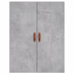 vidaXL Highboard Sideboard Storage Cabinet Side Cabinet Black Engineered Wood - concrete grey, 1 wood door 3 drawers - Additional view 5