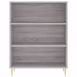 vidaXL Highboard Sideboard Storage Cabinet Side Cabinet White Engineered Wood - grey sonoma, 3 shelves - Additional view 7