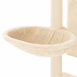 vidaXL Cat Tree Cat Tower with Sisal Scratching Posts Cat Cando Light Grey - cream - Additional view 6