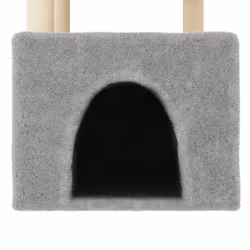 vidaXL Cat Tree with Sisal Scratching Posts Cat Scratching Tower Cat Climber - light grey