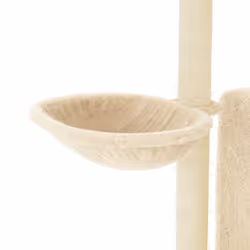 vidaXL Cat Tree Cat Tower with Sisal Scratching Posts Cat Cando Light Grey - cream - Additional view 6