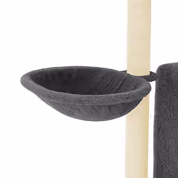 vidaXL Cat Tree Cat Tower with Sisal Scratching Posts Cat Cando Light Grey - dark grey - Additional view 6