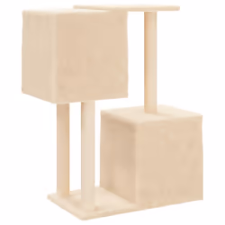 vidaXL Cat Tree with Sisal Scratching Posts Cat Tower Pet Cat Climbing Tree - cream - Additional view 5