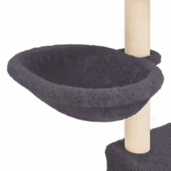vidaXL Cat Tree with Sisal Scratching Posts Cat Tower Pet Cat Climbing Tree - dark grey - Additional view 7