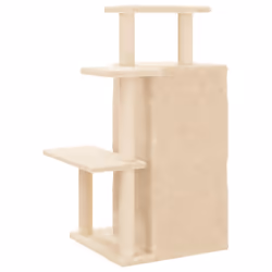 vidaXL Cat Tree with Sisal Scratching Posts Cat Tower Pet Cat Climbing Tree - cream - Additional view 5