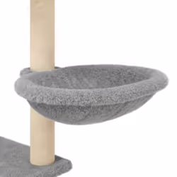 vidaXL Cat Tree with Sisal Scratching Posts Cat Tower Pet Cat Climbing Tree - light grey - Additional view 7