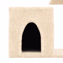 vidaXL Cat Tree with Sisal Scratching Posts Cat Tower Pet Cat Climbing Tree - cream - Additional view 6