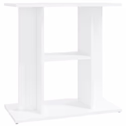 vidaXL Aquarium Stand Fish Tank Stand Cabinet Aquarium Base Engineered Wood - white, 60 x 30 x 60 cm