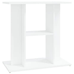 vidaXL Aquarium Stand Fish Tank Stand Cabinet Aquarium Base Engineered Wood - white, 60 x 30 x 60 cm