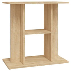 vidaXL Aquarium Stand Fish Tank Stand Cabinet Aquarium Base Engineered Wood - sonoma oak, 60 x 30 x 60 cm
