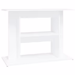 vidaXL Aquarium Stand Fish Tank Stand Cabinet Aquarium Base Engineered Wood - white, 80 x 35 x 60 cm