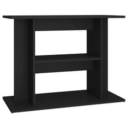 vidaXL Aquarium Stand Fish Tank Stand Cabinet Aquarium Base Engineered Wood - black, 80 x 35 x 60 cm