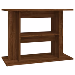 vidaXL Aquarium Stand Fish Tank Stand Cabinet Aquarium Base Engineered Wood - brown oak, 80 x 35 x 60 cm