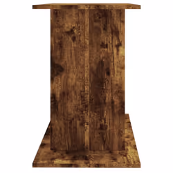 vidaXL Aquarium Stand Fish Tank Stand Cabinet Aquarium Base Engineered Wood - smoked oak, 100 x 40 x 60 cm - Additional view 4
