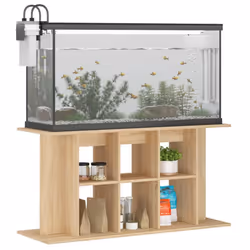 vidaXL Aquarium Stand Fish Tank Stand Cabinet Aquarium Base Engineered Wood - sonoma oak, 120 x 40 x 60 cm - Additional view 2