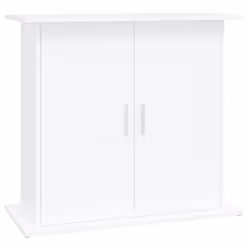 vidaXL Aquarium Stand Fish Tank Stand Cabinet Aquarium Base Engineered Wood - white, 81 x 36 x 73 cm