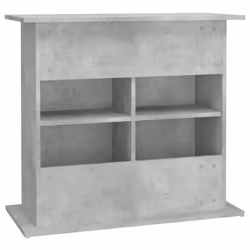 vidaXL Aquarium Stand Fish Tank Stand Cabinet Aquarium Base Engineered Wood - concrete grey, 81 x 36 x 73 cm - Additional view 7