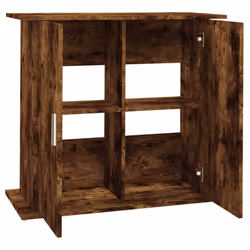vidaXL Aquarium Stand Fish Tank Stand Cabinet Aquarium Base Engineered Wood - smoked oak, 81 x 36 x 73 cm - Additional view 5