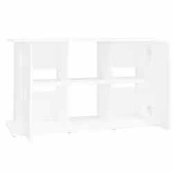 vidaXL Aquarium Stand Fish Tank Stand Cabinet Aquarium Base Engineered Wood - white, 101 x 41 x 58 cm - Additional view 5