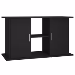 vidaXL Aquarium Stand Fish Tank Stand Cabinet Aquarium Base Engineered Wood - black, 101 x 41 x 58 cm