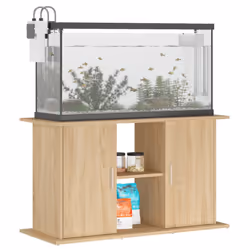 vidaXL Aquarium Stand Fish Tank Stand Cabinet Aquarium Base Engineered Wood - sonoma oak, 101 x 41 x 58 cm - Additional view 2