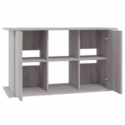 vidaXL Aquarium Stand Fish Tank Stand Cabinet Aquarium Base Engineered Wood - grey sonoma, 101 x 41 x 58 cm - Additional view 5