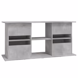 vidaXL Aquarium Stand Fish Tank Stand Cabinet Aquarium Base Engineered Wood - concrete grey, 121 x 41 x 58 cm - Additional view 7