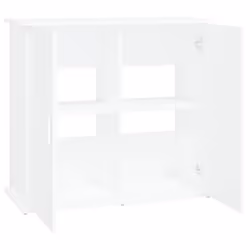 vidaXL Aquarium Stand Fish Tank Cabinet Aquarium Cabinet Black Engineered Wood - white, 81 x 36 x 73 cm - Additional view 5