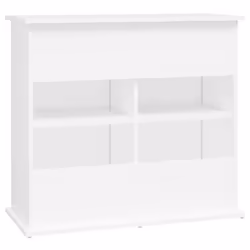 vidaXL Aquarium Stand Fish Tank Cabinet Aquarium Cabinet Black Engineered Wood - white, 81 x 36 x 73 cm - Additional view 7