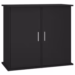 vidaXL Aquarium Stand Fish Tank Cabinet Aquarium Cabinet Black Engineered Wood - black, 81 x 36 x 73 cm