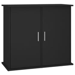 vidaXL Aquarium Stand Fish Tank Cabinet Aquarium Cabinet Black Engineered Wood - black, 81 x 36 x 73 cm