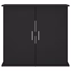vidaXL Aquarium Stand Fish Tank Cabinet Aquarium Cabinet Black Engineered Wood - black, 81 x 36 x 73 cm - Additional view 4