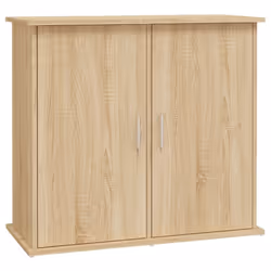 vidaXL Aquarium Stand Fish Tank Cabinet Aquarium Cabinet Black Engineered Wood - sonoma oak, 81 x 36 x 73 cm