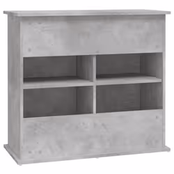 vidaXL Aquarium Stand Fish Tank Cabinet Aquarium Cabinet Black Engineered Wood - concrete grey, 81 x 36 x 73 cm - Additional view 7