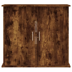 vidaXL Aquarium Stand Fish Tank Cabinet Aquarium Cabinet Black Engineered Wood - smoked oak, 81 x 36 x 73 cm - Additional view 4