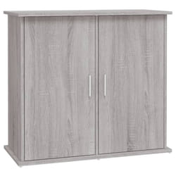 vidaXL Aquarium Stand Fish Tank Cabinet Aquarium Cabinet Black Engineered Wood - grey sonoma, 81 x 36 x 73 cm