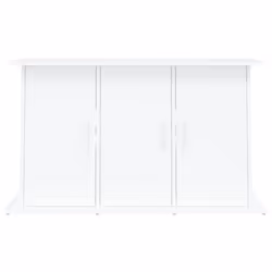vidaXL Aquarium Stand Fish Tank Cabinet Aquarium Cabinet Black Engineered Wood - white, 101 x 41 x 58 cm - Additional view 4