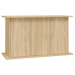 vidaXL Aquarium Stand Fish Tank Cabinet Aquarium Cabinet Black Engineered Wood - sonoma oak, 101 x 41 x 58 cm