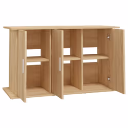 vidaXL Aquarium Stand Fish Tank Cabinet Aquarium Cabinet Black Engineered Wood - sonoma oak, 101 x 41 x 58 cm - Additional view 5
