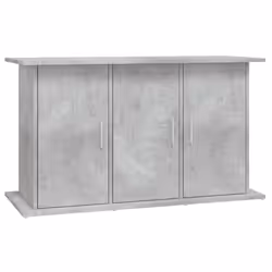 vidaXL Aquarium Stand Fish Tank Cabinet Aquarium Cabinet Black Engineered Wood - concrete grey, 101 x 41 x 58 cm