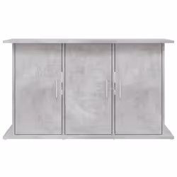 vidaXL Aquarium Stand Fish Tank Cabinet Aquarium Cabinet Black Engineered Wood - concrete grey, 101 x 41 x 58 cm - Additional view 4
