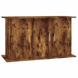 vidaXL Aquarium Stand Fish Tank Cabinet Aquarium Cabinet Black Engineered Wood - smoked oak, 101 x 41 x 58 cm