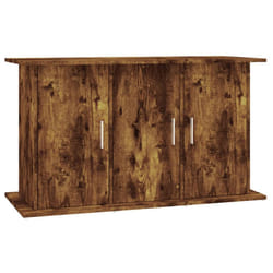 vidaXL Aquarium Stand Fish Tank Cabinet Aquarium Cabinet Black Engineered Wood - smoked oak, 101 x 41 x 58 cm