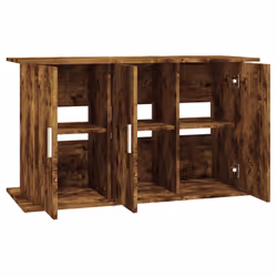 vidaXL Aquarium Stand Fish Tank Cabinet Aquarium Cabinet Black Engineered Wood - smoked oak, 101 x 41 x 58 cm - Additional view 5