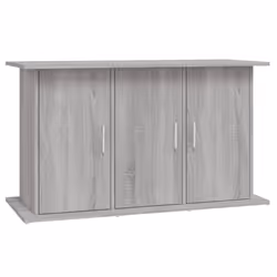 vidaXL Aquarium Stand Fish Tank Cabinet Aquarium Cabinet Black Engineered Wood - grey sonoma, 101 x 41 x 58 cm